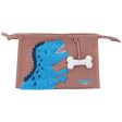 Dino World Washbag Brown Dino Mini Hot on Sale