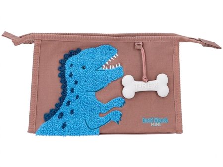 Dino World Washbag Brown Dino Mini Hot on Sale