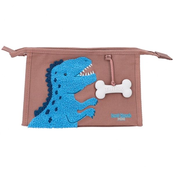 Dino World Washbag Brown Dino Mini Hot on Sale