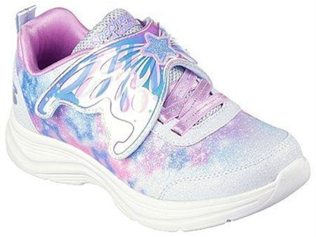 Skechers Glimmer Kichs Fairy Chaser Light Sneakers Light Blue Lavender Fashion