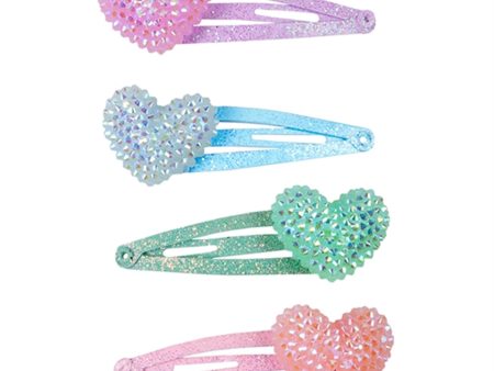 Great Pretenders Sparkle Heart Bobble Hair Clips on Sale