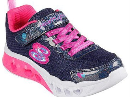 Skechers Flutter Heart Lights Sneakers Navy Multicolor Fashion