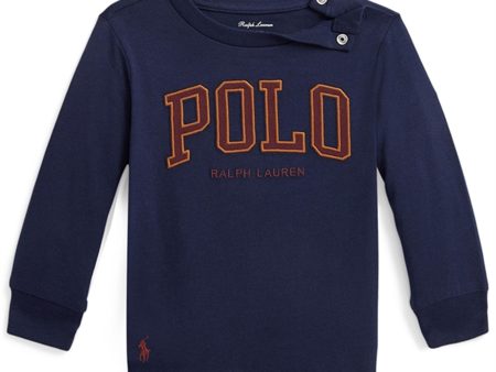 Ralph Lauren Bebis Tröja Refined Navy C3950 Cheap