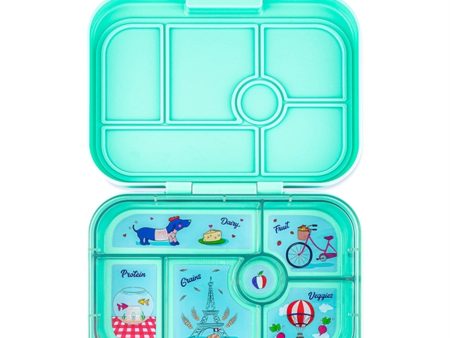 Yumbox Original 6 Rum Matlåda Serene Aqua Paris Online now