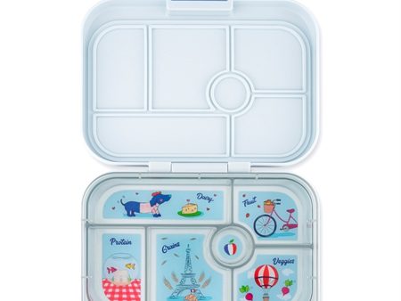 Yumbox Original 6 Rum Matlåda Hazy Gray Paris Hot on Sale