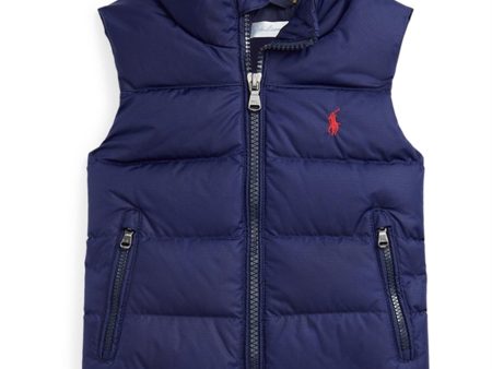 Ralph Lauren Bebis Väst Newport Navy Hot on Sale