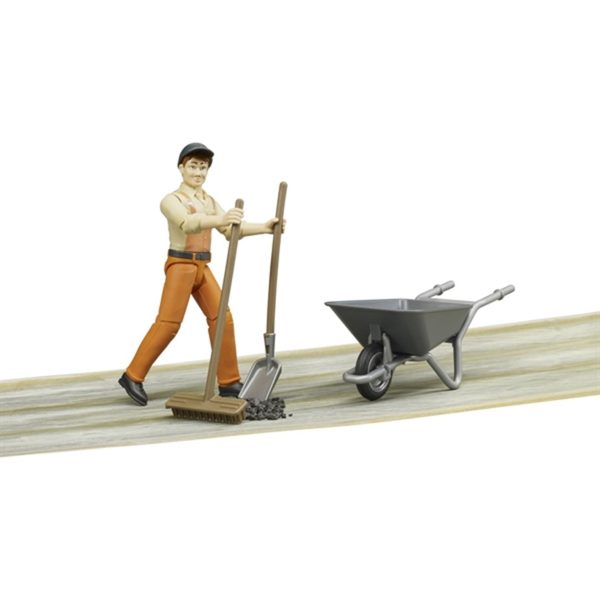 Bruder Bworld Figure set Municipal Worker Sale