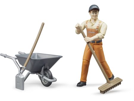 Bruder Bworld Figure set Municipal Worker Sale