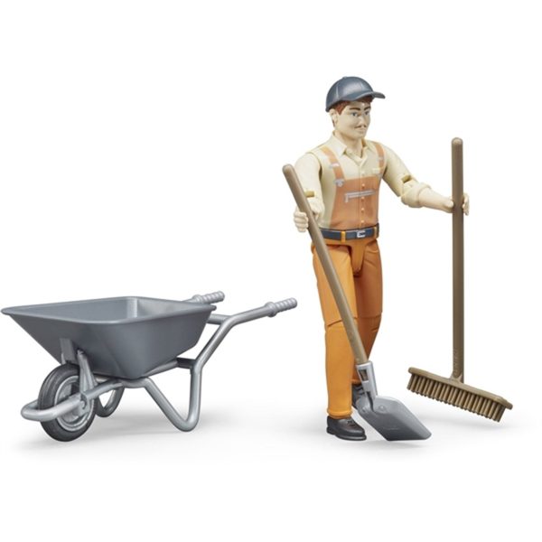 Bruder Bworld Figure set Municipal Worker Sale